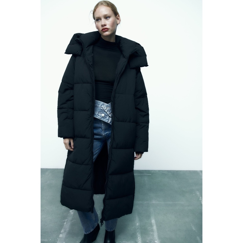 Zara Extra Long Puffer 2022/2023 NWT